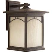Progress Lighting Residence Outdoor Wall Sconce with 1 Light - 15" Tall Antique Bronze
