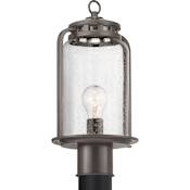 Progress Lighting Botta 16" Tall Outdoor Single Head Post Light Antique Bronze