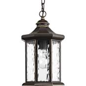 Progress Lighting Edition Single Light 7" Wide Lantern Pendant Antique Bronze