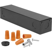 Progress Lighting Hide-a-Lite 25 Watt Dimmable Driver Power Supply for Tape Lights - 24V Black
