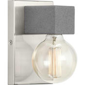 Progress Lighting Mill Beam 7" Tall Wall Sconce Brushed Nickel