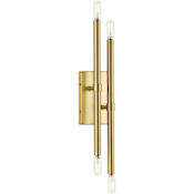 Progress Lighting Arya 4 Light 4" Tall Wall Sconce Brushed Gold
