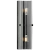 Progress Lighting Seville 2 Light 18" Tall Wall Sconce Matte Black