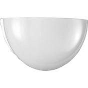 Progress Lighting Signature 1 Light 5" Tall Wall Sconce with White Quartersphere Shade White