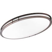 Progress Lighting LED CTC COMM Light 32-1/2" Wide Integrated LED Flush Mount Ceiling Fixture with Acrylic Diffuser Urban Bronze