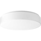 Progress Lighting Drums and Clouds Convertible 17" Wide Integrated LED Flush Mount Drum Ceiling Fixture / Wall Sconce White