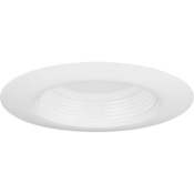 Progress Lighting Intrinsic 6" LED Recessed Baffle Trim with 5X Selectable Color Temperature Satin White