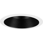 Progress Lighting 6" Baffle Recessed Trim Black