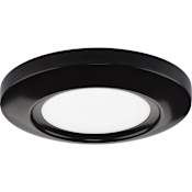 Progress Lighting Emblem 6" Wide LED Flush Mount Ceiling Fixture / Wall Light - 3000K & 700 Lumens Antique Bronze