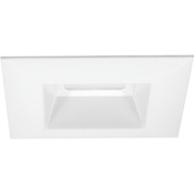 Progress Lighting Recessed LED 5" Square Trim with Diffused Polycarbonate Lens White