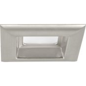 Progress Lighting Recessed LED 4" Square Trim with Diffused Polycarbonate Lens Brushed Nickel