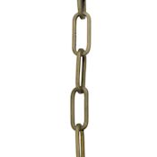Progress Lighting 120" Chain for Hanging Fixtures Aged Brass