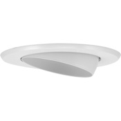 Progress Lighting 5" Medium (E26) Adjustable Open Recessed Trim White