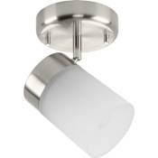 Progress Lighting Ridgecrest 5" Wide Semi-Flush Ceiling Fixture Brushed Nickel