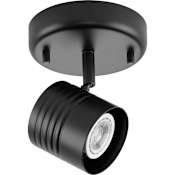Progress Lighting Kitson 5" Wide Semi-Flush Ceiling Fixture Black