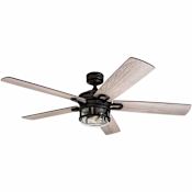 Prominence Home Bonterra 52" 5 Blade Indoor Ceiling Fan Matte Black