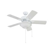 Prominence Home Viretta 42" 5 Blade Indoor / Outdoor LED Ceiling Fan White