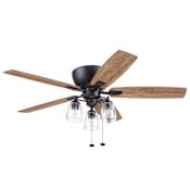 Prominence Home Arthur 52" 5 Blade Indoor LED Ceiling Fan Espresso