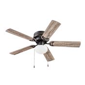 Prominence Home Alvina 44" 5 Blade Indoor LED Ceiling Fan Bronze