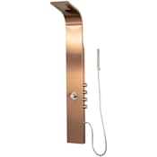 Pulse Santa Cruz 2.5 GPM Shower Panel with Rain Shower Head, Single Function Hand Shower and 2 Body Sprays Bronze