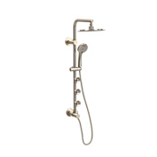 Pulse Lanai Retrofit Shower with Shower Head, Hand Shower, Slide Bar, 3 Bodysprays, Shower Arm and Hose Brushed Nickel