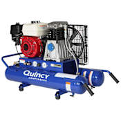 Quincy Compressor 5.5 HP 8 Gal 145 Max PSI Single-Stage Portable Gas Reciprocating Air Compressor N/A