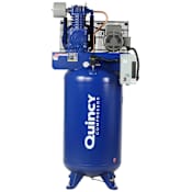 Quincy Compressor 5 HP 80 Gal 175 Max PSI QT Pro Two-Stage Stationary Electric (230 Volt 1 Phase) Reciprocating Air Compressor with Vertical Tank N/A