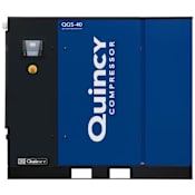 Quincy Compressor 40 HP 125 Max PSI Stationary Electric (230, 460 Volt 3 Phase) Rotary Air Compressor with Dryer N/A