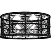 Quoizel Axford 5 Light 22" Wide Semi-Flush Drum Ceiling Fixture / Converts to Pendant Antique Nickel