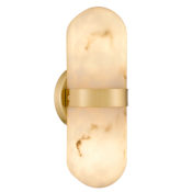 Quoizel Bree 2 Light 13" Tall Wall Sconce Brushed Gold