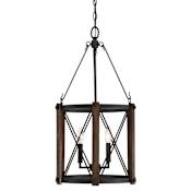 Quoizel Baron 2 Light 15.3" Wide Chandelier Marcado Black