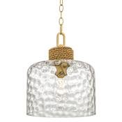 Quoizel Baltic 12" Wide Pendant Brushed Gold