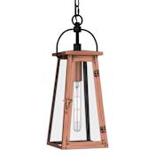 Quoizel Carolina 7" Wide Outdoor Mini Pendant Aged Copper