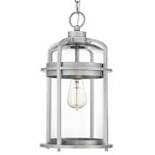 Quoizel Carrington 9" Wide Outdoor Mini Pendant Industrial Aluminum