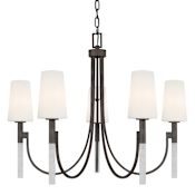 Quoizel Eloura 5 Light 32" Wide Chandelier Iron Gate