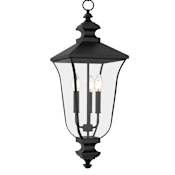 Quoizel Farley 3 Light 10" Wide Outdoor Mini Pendant Matte Black