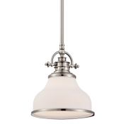 Quoizel Grant 1 Light 8" Wide Pendant Brushed Nickel