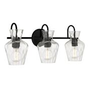 Quoizel Hollis 3 Light 22" Wide Vanity Light Matte Black