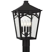 Quoizel Jaxon 4 Light 20" Tall Post Light Western Bronze