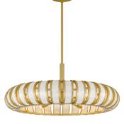 Quoizel Knight 6 Light 30" Wide Pendant Soft Gold