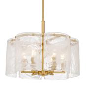 Quoizel Maisie 6 Light 18" Wide Pendant Brushed Gold