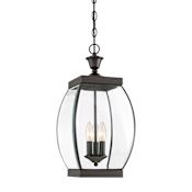 Quoizel Oasis 3 Light 9" Wide Mini Pendant Medici Bronze