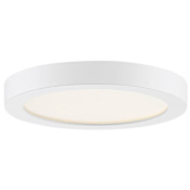Quoizel Outskirts 8" Wide LED Flush Mount Ceiling Fixture Fresco
