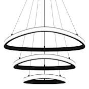 Quoizel Bardot 28" Wide LED Ring Chandelier Matte Black