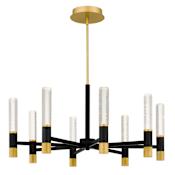 Quoizel Davies 32" Wide LED Chandelier Brushed Gold