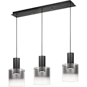 Quoizel Kilmer 3 Light 40" Wide LED Linear Pendant Earth Black