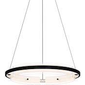 Quoizel Malik 20" Wide LED Pendant Matte Black