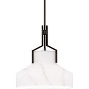 Quoizel Brecken 2 Light 15" Wide Pendant Old Bronze