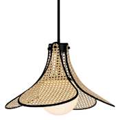 Quoizel Delilah 18" Wide Pendant Matte Black