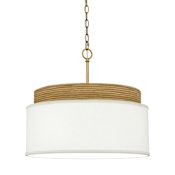 Quoizel Malia 4 Light 20" Wide Pendant Brushed Gold